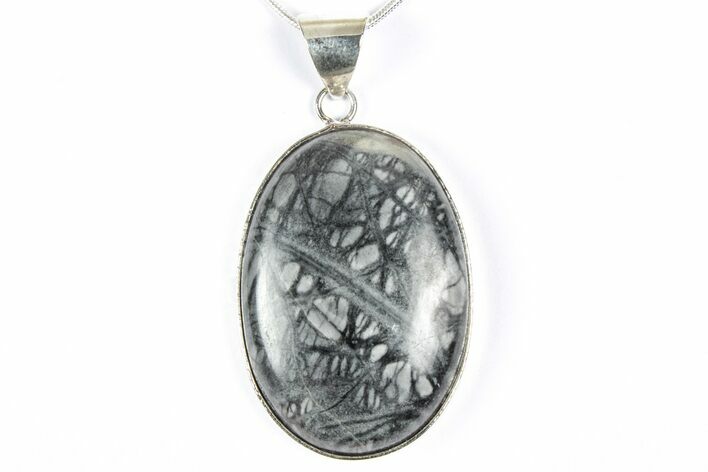 Polished Picasso Marble Pendant (Necklace) #346269